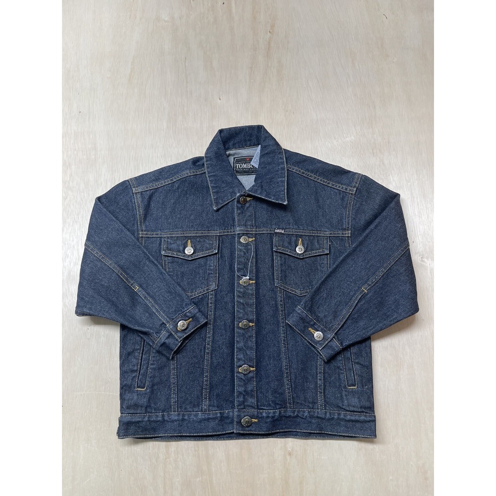 KIDS UNISEX SIZE 8 DENIM JACKET, TOMBUZZ ORIGINAL‎ DESIGN, PERFECT!